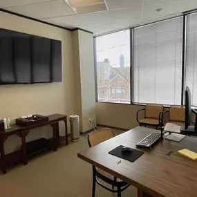Step inside The Guide to Good Divorce office in Houston, TX. Our welcoming interior provides a private, supportive environment where women can attend consultations, and gain clarity about the divorce process.