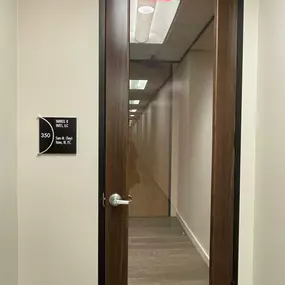 Interior Door and Sign for Guide to Good Divorce in Houston, TX