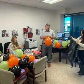 The team is getting ready for the Good Neighbor Event at West Park High School.  Bring the kids out for some pre-Halloween Trick-or-Treating sponsored by local neighborhood businesses.