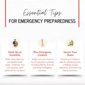 Be prepared for any emergency by doing these essential things and don't forget about life insurance! It provides crucial security for your family, ensuring their well-being no matter what happens. Contact us today to discuss the right options for safeguarding your loved ones. ❤️