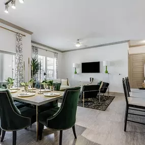 Open-Concept Living & Dining Spaces