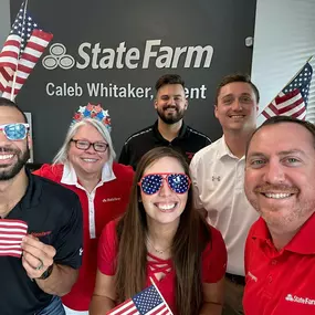 Happy Independence Day from Caleb Whitaker State Farm and Team