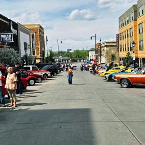 Thank you who all you attended our 3rd Annual Aardahl Agency Car Show! We hope you enjoyed the delicious food, live music, and amazing cars! We loved seeing so many come out and enjoy a beautiful night downtown. 
More car photos to come. See you all next year!