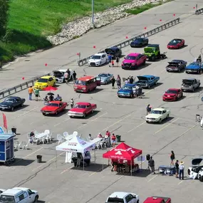 A few of the cars that came and went. So many others that weren’t around for the drone!