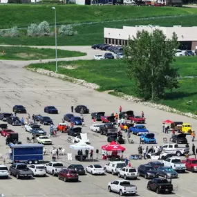 A few of the cars that came and went. So many others that weren’t around for the drone!