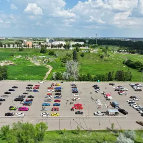 A few of the cars that came and went. So many others that weren’t around for the drone!