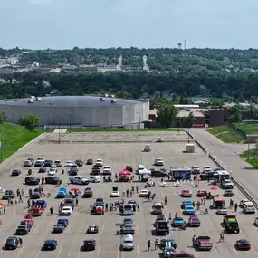 A few of the cars that came and went. So many others that weren’t around for the drone!