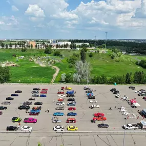 A few of the cars that came and went. So many others that weren’t around for the drone!