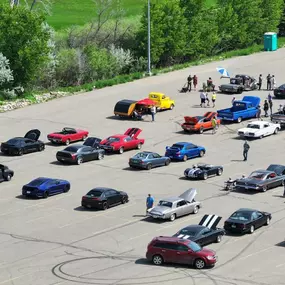 A few of the cars that came and went. So many others that weren’t around for the drone!