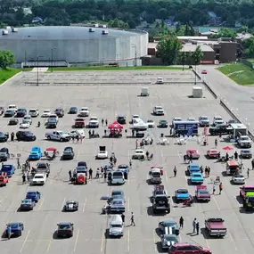 A few of the cars that came and went. So many others that weren’t around for the drone!