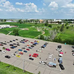 A few of the cars that came and went. So many others that weren’t around for the drone!