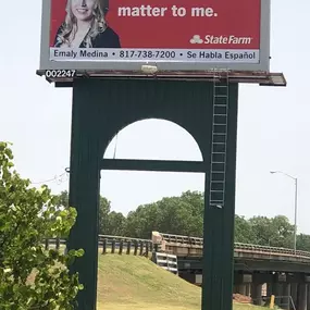 Billboard of Agent Emaly Riojas