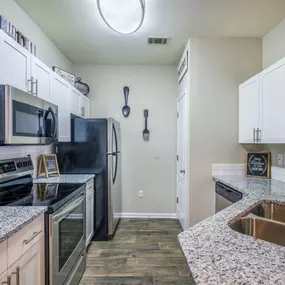 Kitchen with Stainless Steel Appliances