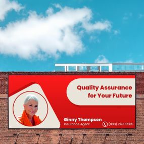 Ginny Thompson - State Farm Insurance Agent - Billboard