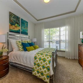 Modern Bedroom at St. Andrews Apartment Homes