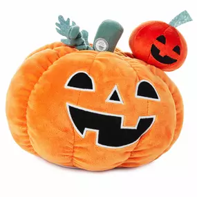 It's a treat to watch this cute plush pumpkin pair twirl around and sing a parody of 