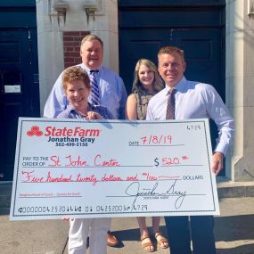 Jonathan Gray - State Farm Insurance Agent - Supporting the community