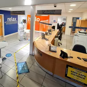 Inside Ford Service Centre Coatbridge