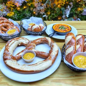 Soft Baked Pretzels served oven fresh!