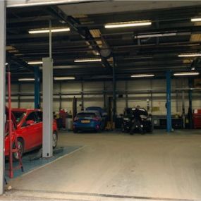 Workshop of the Ford Service Centre Altrincham