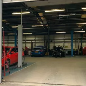 Workshop of the Ford Service Centre Altrincham