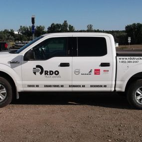 Parts delivery truck in Bismarck, ND