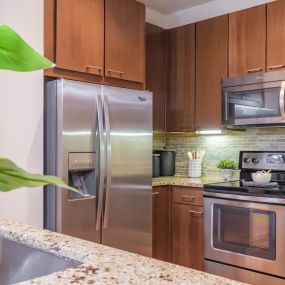 Kitchen With Stainless Steel Appliances