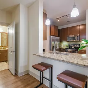 Kitchen with Granite Countertops