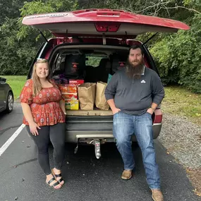 Thank you Rachel! We appreciate you taking the food, water and supplies we collected with you to Western North Carolina to help the victims of Hurricane Helene. We wish you a safe and successful trip!