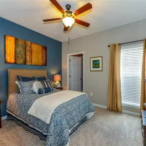 Master Bedroom Feels Large and Spacious with Impressive 9 Foot Ceilings and Large Walk-In Closets at Sugarloaf Crossing Apartments