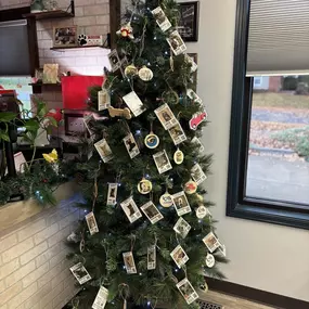 We are beyond excited to announce the official start of our winter fundraiser.
This year we will be hosting an Angel Tree to benefit the wonderful babies available for adoption at Leavenworth County Humane Society, Inc. as well as the entire organization.
Each Angel tag contains a photo of the dog or cat, an item they could benefit from receiving, and a QR code you can scan to learn more about that pet OR fill out an adoption application. 
Stop by our office during our business hours between now