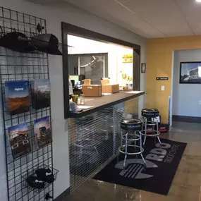 Parts counter at RDO Truck Center in Norfolk, NE