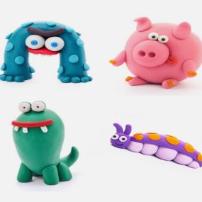 Join us Tuesday for our next Summer Activity: Hey Clay Creations! Your little one will be taught how to make one of these cute little critters out of clay