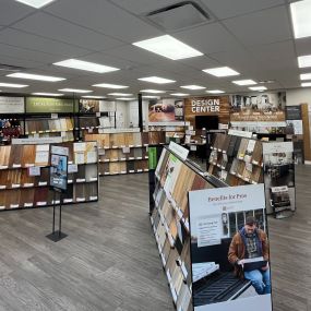 Interior of LL Flooring #1444 - Muncie | Overhead View