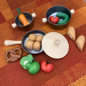 Encourage imagination and sustainability with these sweet wooden Plan Toys! ????????????????????????