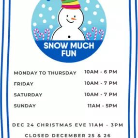 Holiday Schedule