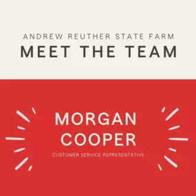 Meet one of our incredible customer service representatives, Morgan! Passionate about protecting what matters most to you, Morgan is a friendly face here to help with all your insurance needs. Give her a call!