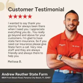 Melissa, thank you for your kind words and for recognizing Stormy's efforts. We're glad to have you in our State Farm family. It's wonderful to know that our team has been able to assist you whenever needed. If you ever have any questions or need further assistance, we're here to help.