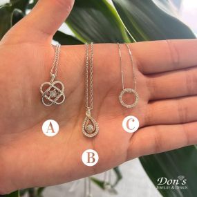 Take a look at these ✨sparkly✨ necklaces! In need of a graduation gift? We have the perfect gift items for you! ????

Which of these sterling silver necklaces are your favorite?