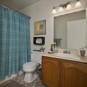 Bathroom with a shower