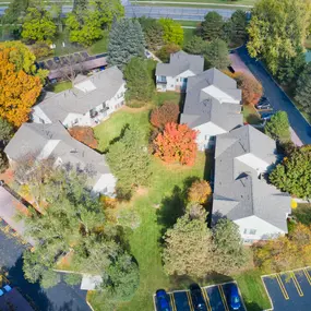 Top view of Plymouth Woods Apartments