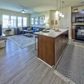 Kitchen & Living Room