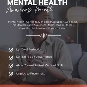 Mental health is shaped by the choices we make each day. This May, let’s take a moment to pause, reset, and support our well-being—one small choice at a time.