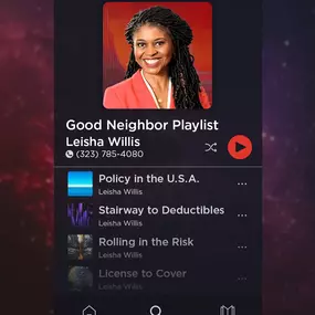We believe finding the right coverage should be music to your ears. Whether you’re cruising down the road, relaxing at home, or planning your next adventure, we’ll help make sure you’re covered for every track life plays.