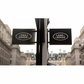 Outside Land Rover Mayfair