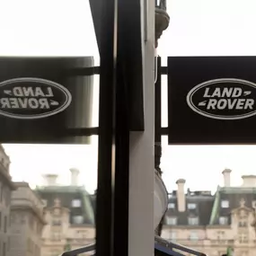 Outside Land Rover Mayfair