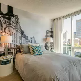 Bedroom with Large Window