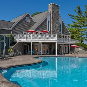 Pool Side Relaxing Area With Sundeck