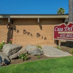 Entrance at Casa Del Rio Apartments