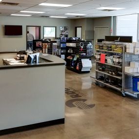 RDO Truck Center parts counter and showroom in Lincoln, NE